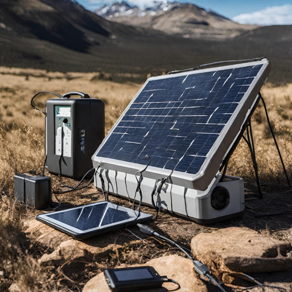 compact and lightweight solar panels for power station