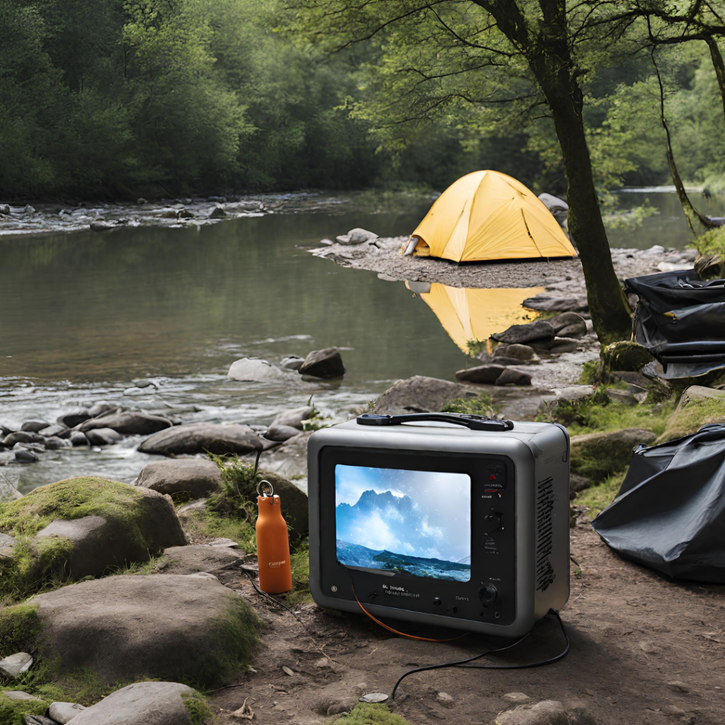 outdoor power stations for remote camping powering a tv