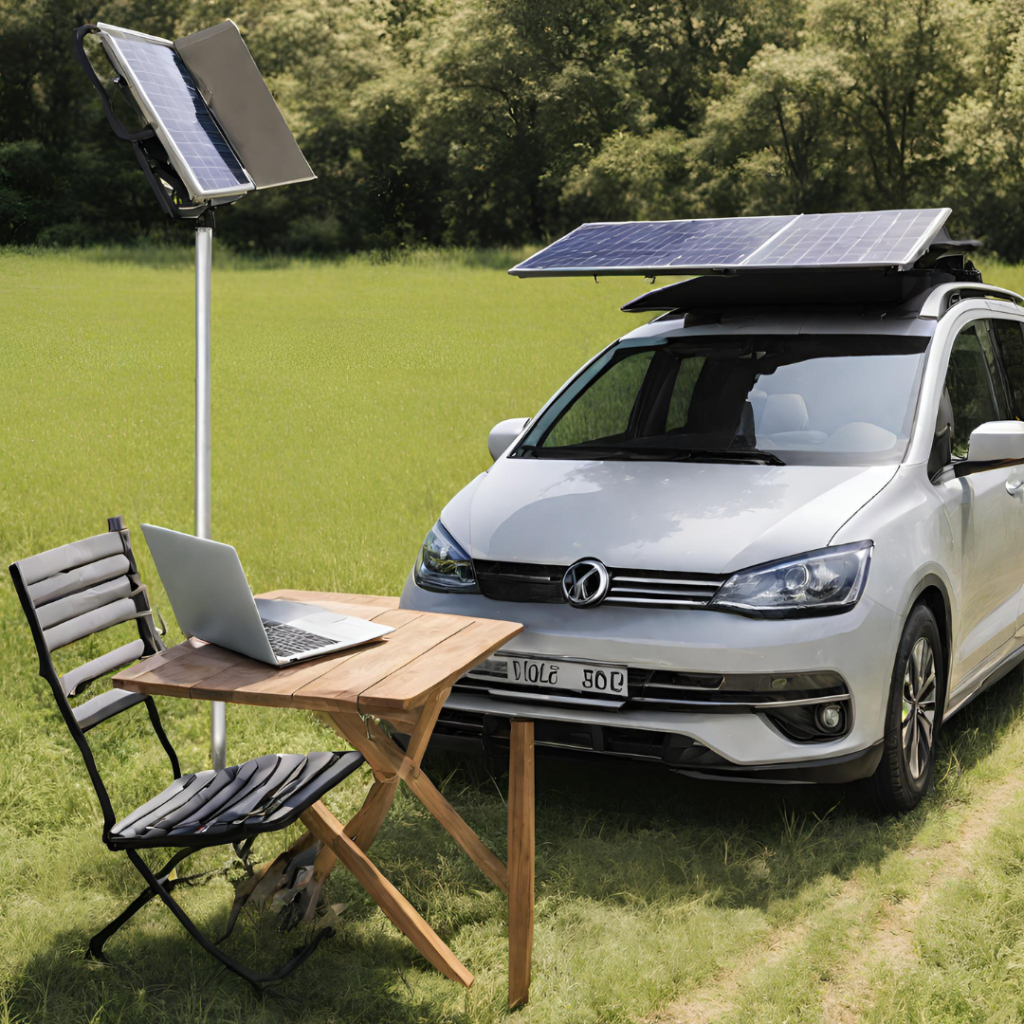 Solar powered Jackerys for productive remote employee travel, jackery remote employee travel