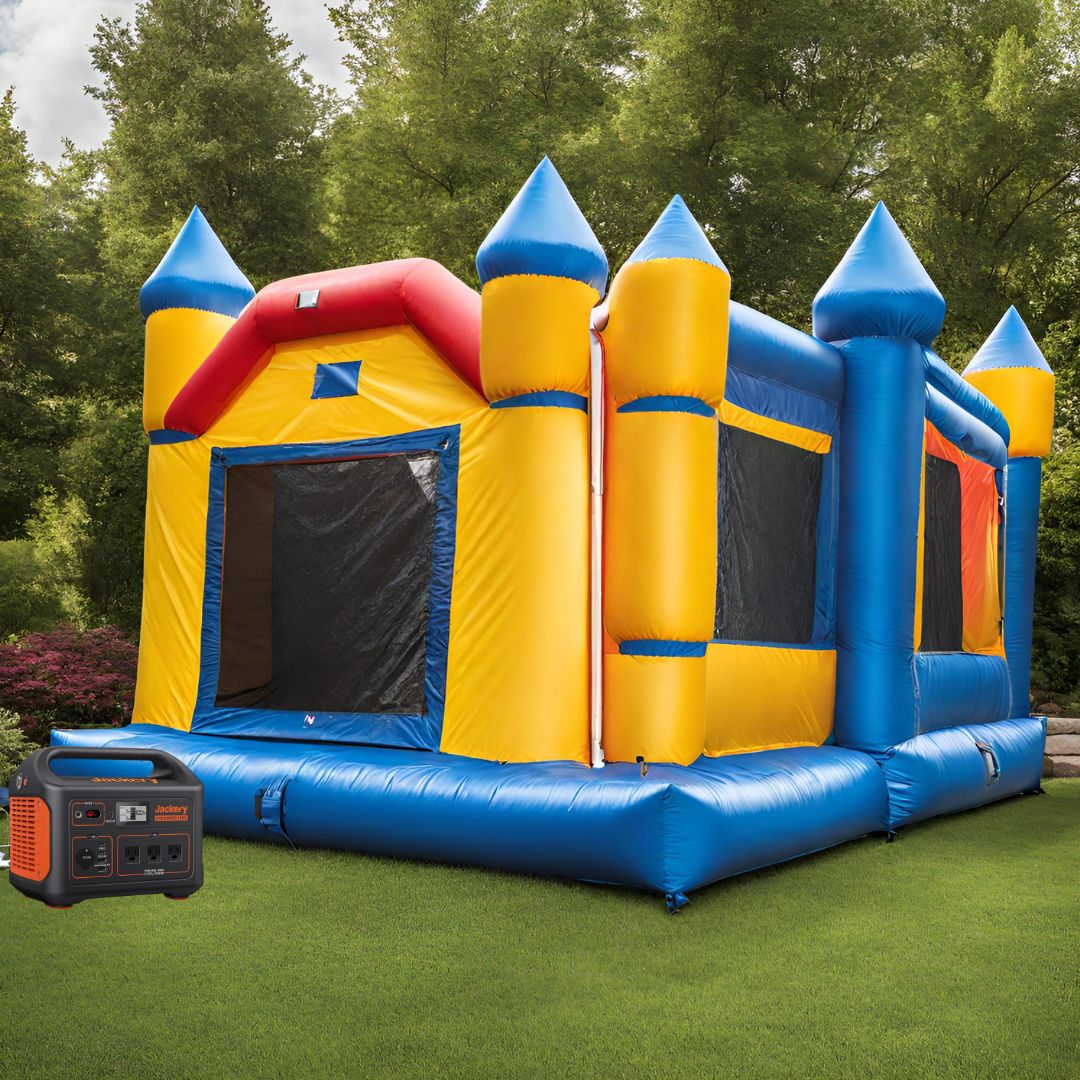 jackery generator runtimes for bounce house