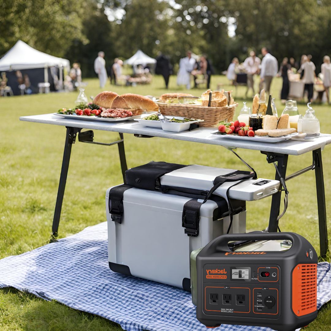 safe backup power for outdoor catering equipment