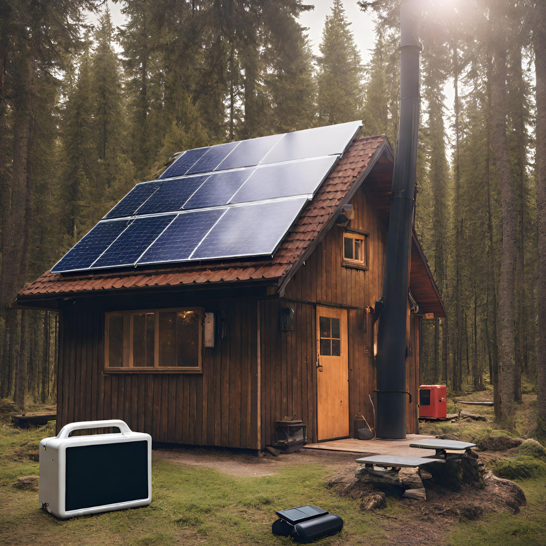 what size Jackery solar generator for off-grid cabin life